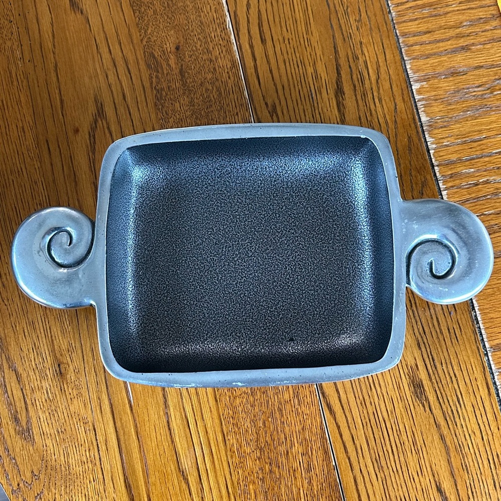 Carrol Boyes Vintage Aluminum Model Wave Vide Poche Tray 1990s